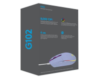 Logitech G102 LIGHTSYNC lilac - 592501 - zdjęcie 2